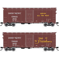 40' Single-Door Boxcar - Kit Union Pacific #188326 HO Scale Model Train Freight Car #21000064