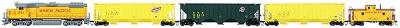 Trainman Diesel Freight w/EMD GP38-2 Loco - Union Pacific Grain HO Scale Model Train Set #34