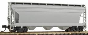 Trainman ACF(R) 3560 Center Flow Covered Hopper Undecorated N Scale Model Train Freight Car #39900