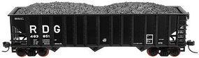 90-Ton 3-Bay Hopper w/Load Reading #483840 N Scale Model Train Freight Car #50000734