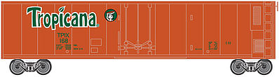 Trainman 50 Mechanical Reefer Tropicana Orange Juice #153 N Scale Model Train Freight Car #50001176