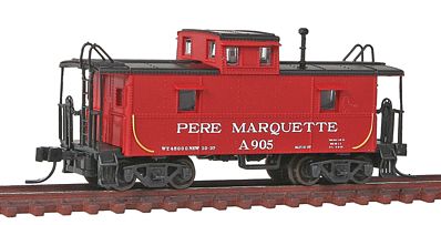 Trainman C&O-Style Steel Cupola Caboose Pere Marquette #905 N Scale Model Train Freight Car #50001221