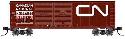 Trainman 40 Double Door Boxcar Canadian National #587267 N Scale Model Train Freight Car #50001273