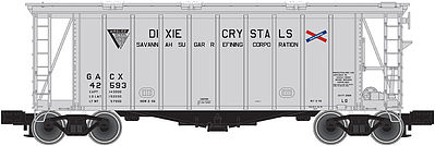 Trainman 40 Airslide Covered Hopper Savannah Sugar Refining N Scale Model Train Freight Car #50001444