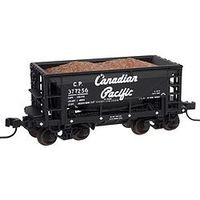 70 Ton Ore Car Canadian Pacific #377220 (black) N Scale Model Train Freight Car #50001607