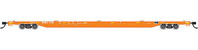Trainman 85' Trash Container Flatcar East Carbon DSEX #7114 N Scale Model Train Freight Car #50001678 Trainman 85' Trash Container Flatcar East Carbon DSEX #7114 N Scale Model Train Freight Car #50001678