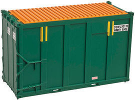 Trainman 20' High Cube Trash Container 4-Pack DSWU Set #2 N Scale Model Train Freight Car #50001691 Trainman 20' High Cube Trash Container 4-Pack DSWU Set #2 N Scale Model Train Freight Car #50001691