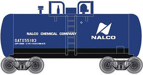 28' Beer Can Shorty Tank Car Nalco Chemical GATX N Scale Model Train Freight Car #50001860