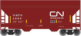 2-Bay Centerflow Hopper Canadian National #2600 N Scale Model Train Freight Car #50001867