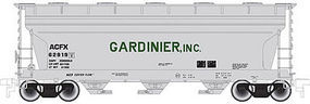 ACF 3560 Center-Flow Covered Hopper Gardinier, Inc. N Scale Model Train Freight Car #50001887