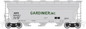 ACF 3560 Center-Flow Covered Hopper Gardinier, Inc. N Scale Model Train Freight Car #50001888