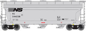 Trainman Center-Flow Covered Hopper Norfolk Southern #244238 N Scale Model Train Freight Car #50001891 Trainman Center-Flow Covered Hopper Norfolk Southern #244238 N Scale Model Train Freight Car #50001891