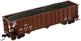 90-Ton 3-Bay Hopper w/Load CSX NYC #494186 N Scale Model Train Freight Car #50002006