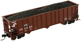 90-Ton 3-Bay Hopper w/Load CSX NYC #494225 N Scale Model Train Freight Car #50002008