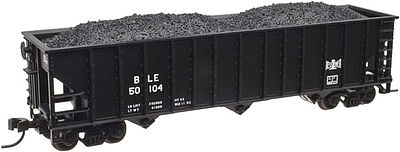 Trainman 90-Ton 3-Bay Hopper w/Load Bessemer & Lake Erie N Scale Model Train Freight Car #50002015