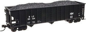Trainman 90-Ton 3-Bay Hopper w/Load Bessemer & Lake Erie N Scale Model Train Freight Car #50002017 Trainman 90-Ton 3-Bay Hopper w/Load Bessemer & Lake Erie N Scale Model Train Freight Car #50002017