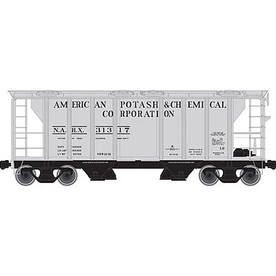 Trainman PS-2 Covered Hopper AMPOT 31331 N Scale Model Train Freight Car #50002106