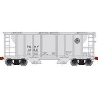 PS-2 Covered Hopper P&WV #1955 N Scale Model Train Freight Car #50002118