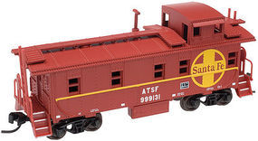 Cupola Caboose ATSF #999133 N Scale Model Train Freight Car #50002129
