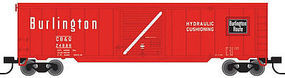 50' Single Door Boxcar Burlington #24836 N Scale Model Train Freight Car #50002354
