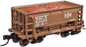 Trainman 70 Ton Ore Car B&LE #20001 N Scale Model Train Freight Car #50002621 Trainman 70 Ton Ore Car B&LE #20001 N Scale Model Train Freight Car #50002621