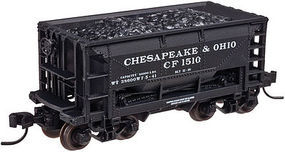 Trainman 70 Ton Ore Car Chesapeake & Ohio #1520 N Scale Model Train Freight Car #50002626 Trainman 70 Ton Ore Car Chesapeake & Ohio #1520 N Scale Model Train Freight Car #50002626