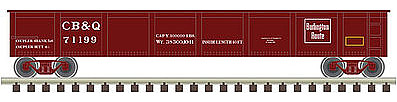 Trainman 42 Steel Gondola w/Cement Container Load CB&Q N Scale Model Train Freight Car #50002668