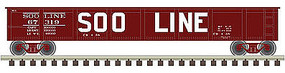42' Steel Gondola w/Cement Load Soo Line #67337 N Scale Model Train Freight Car #50002674