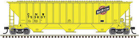 Thrall 4750 Covered Hopper Chicago & North Western N Scale Model Train Freight Car #50002811