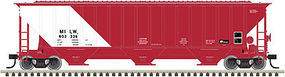 Thrall 4750 Covered Hopper Milwaukee Road #803330 N Scale Model Train Freight Car #50002816
