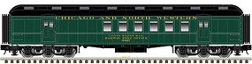 Trainman ACF Heavyweight 60' Railway Post Office Ready to Run Chicago & North Western #9431 (Pullman Green, black) N-Scale Trainman ACF Heavyweight 60' Railway Post Office Ready to Run Chicago & North Western #9431 (Pullman Green, black) N-Scale