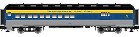 ACF Heavyweight 60' Combine - Ready to Run Chesapeake & Ohio #459 (blue, yellow, gray) - N-Scale