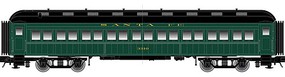 ACF Heavyweight 60' Coach - Ready to Run Santa Fe #3322 (Pullman Green, black) - N-Scale