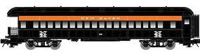 ACF Heavyweight 60' Observation - Ready to Run New Haven #2092 (black, orange, white) - N-Scale