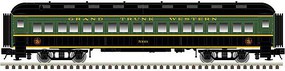 Trainman ACF Heavyweight 60' Coach Ready to Run Grand Trunk Western 5358 (green, black) N-Scale Trainman ACF Heavyweight 60' Coach Ready to Run Grand Trunk Western 5358 (green, black) N-Scale