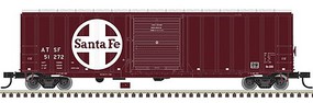 Trainman N Acf 50'6' Boxcar Atsf 51282