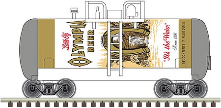 Trainman N Beer Can Tank Car Olympia 1983
