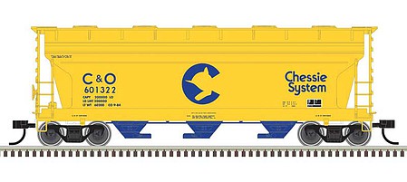 Trainman N 3560 Cvd Hopper Chessie System 601343