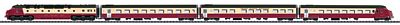 Trix SBB TEE Rail Car Train - N-Scale