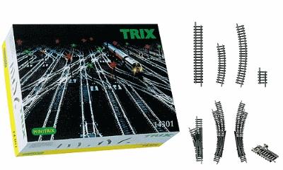Trix Large Track Extention Set - N-Scale