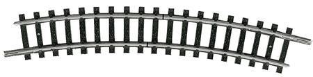 Trix Curved Isolation Track - R2-24 - N-Scale N Scale Nickel Silver Model Train Track