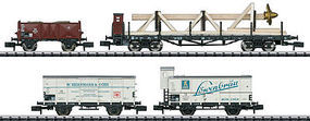 Trix Ship Equip 4-Car w/Vehicl N-Scale Trix Ship Equip 4-Car w/Vehicl N-Scale