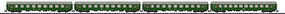 Trix GDR Gov Train Pass Car St N-Scale Trix GDR Gov Train Pass Car St N-Scale