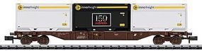 Trix OBB Container Flat Car N-Scale Trix OBB Container Flat Car N-Scale