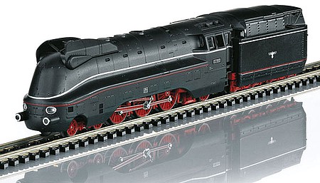 Trix Class 03.10 2-10-2T w/Sound & DCC/SX - Minitrix German State Railroad DR #03 1007 (Era II 1940, black, red) - N-Scale