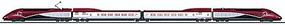 Trix Thalys PBKA HighSpd Train HO-Scale Trix Thalys PBKA HighSpd Train HO-Scale