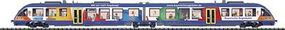 Trix Rail Car Train Puppenkise HO-Scale Trix Rail Car Train Puppenkise HO-Scale