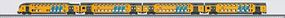 Trix NS BiLvl Pass 4-Car Set HO-Scale Trix NS BiLvl Pass 4-Car Set HO-Scale