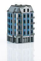 Trix Art Nouveau Corner Bldg N-Scale Trix Art Nouveau Corner Bldg N-Scale