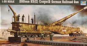 Trumpeter German Railway Gun K5(E) Leopold Plastic Model Military Weapon 1/35 Scale #00207